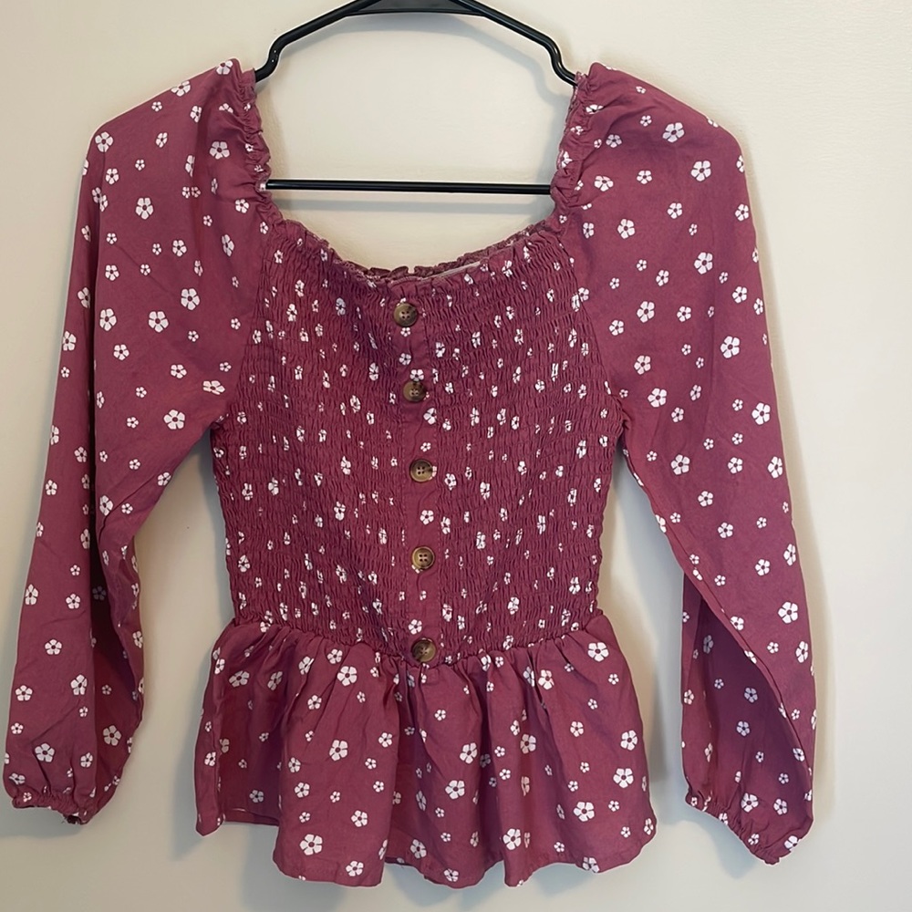 Small Rue21 Peplum Blouse